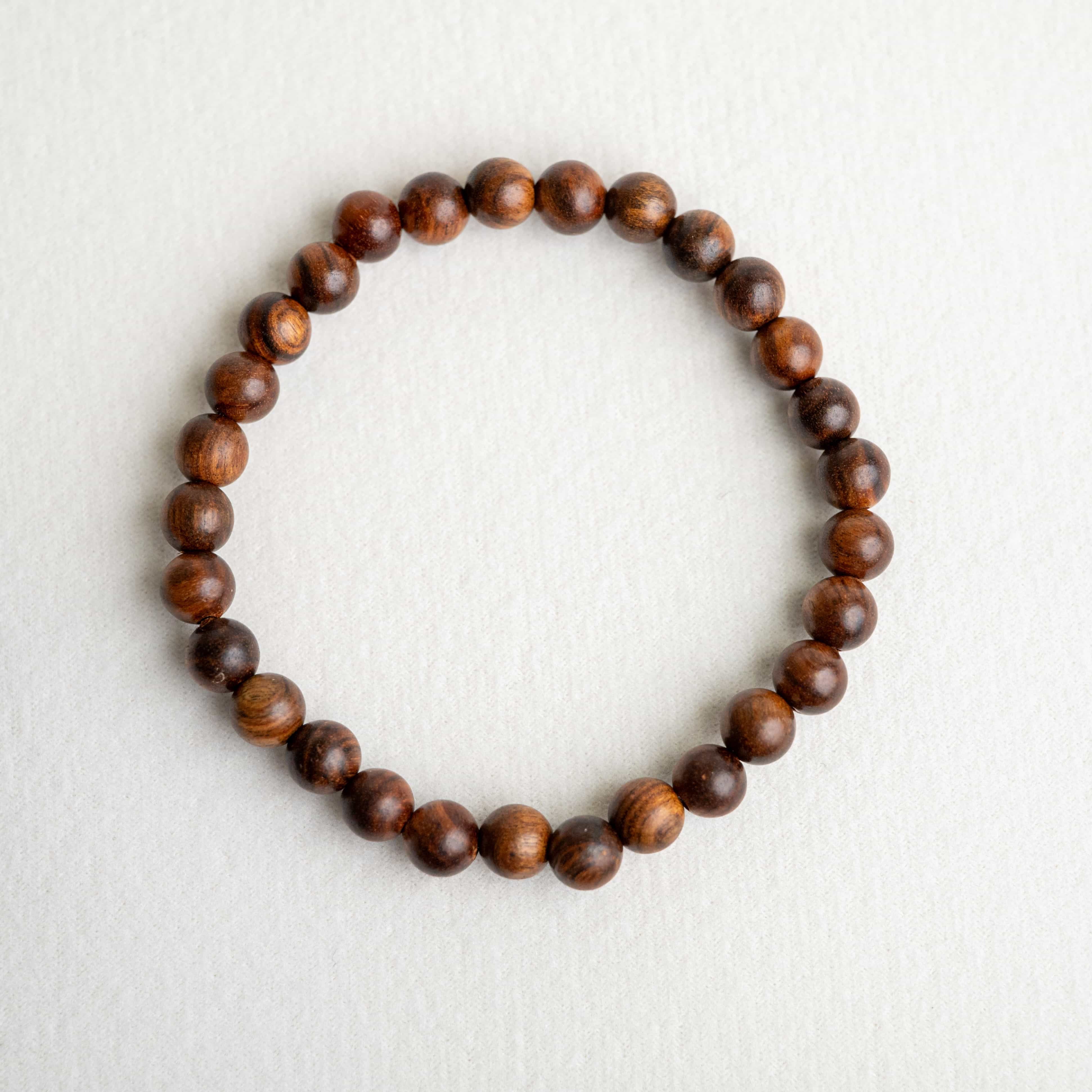 OMNIPRESENT ENERGY: Agarwood Beads Bracelet