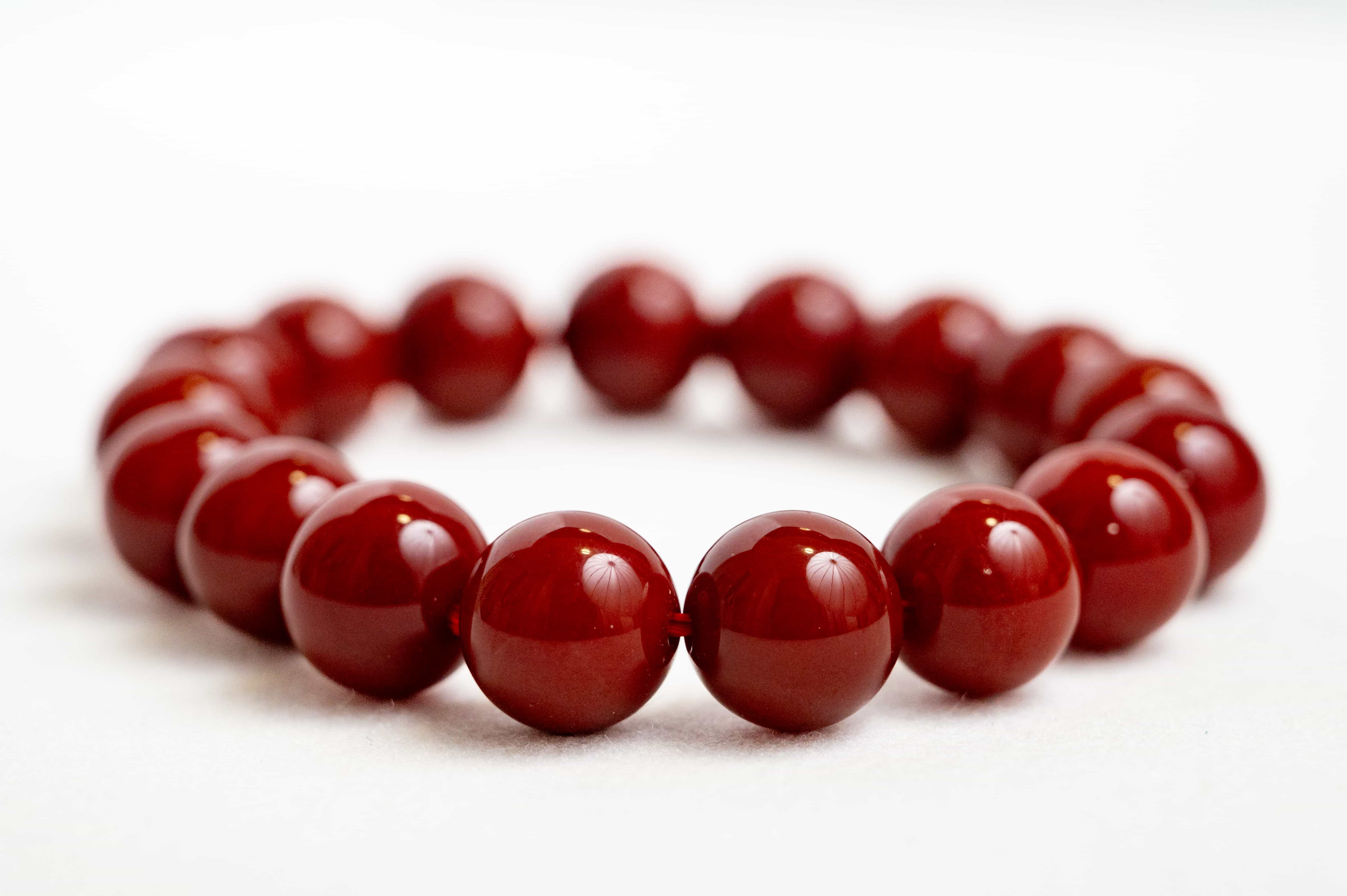 POSITIVE ENERGY South Red /Nanhong Agate Bracelet