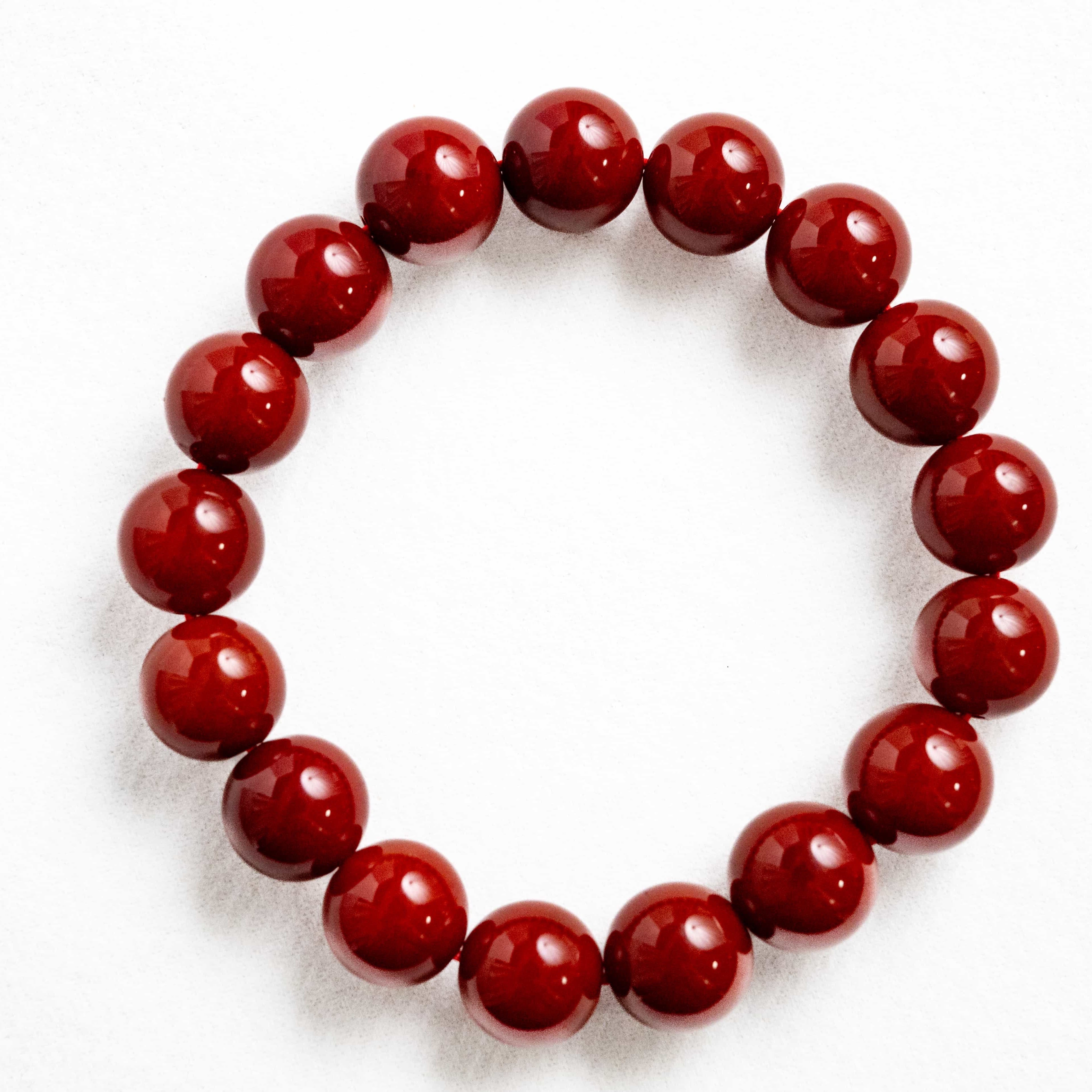 POSITIVE ENERGY South Red /Nanhong Agate Bracelet