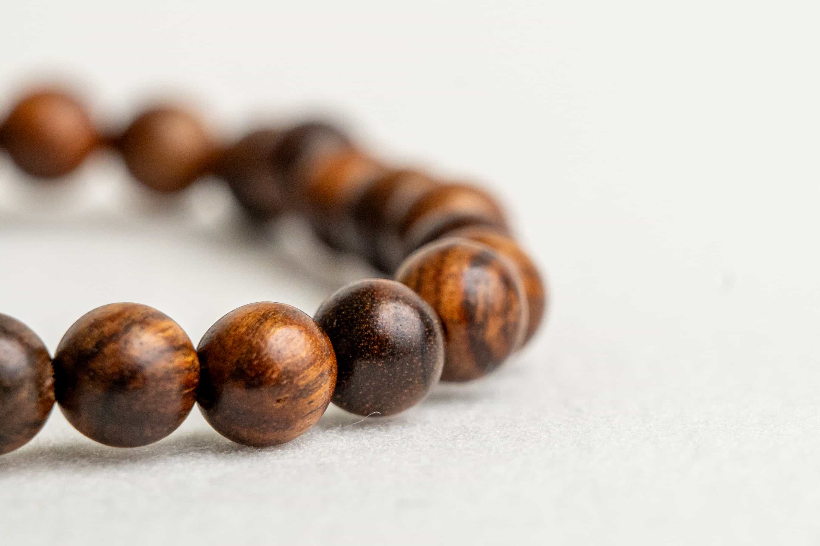 OMNIPRESENT ENERGY: Agarwood Beads Bracelet